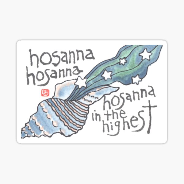 Hosanna (Conch shell) Sticker