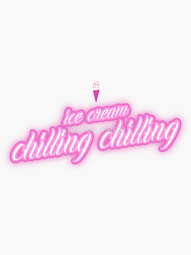 "blackpink ice cream" Sticker by nbalive313 Redbubble