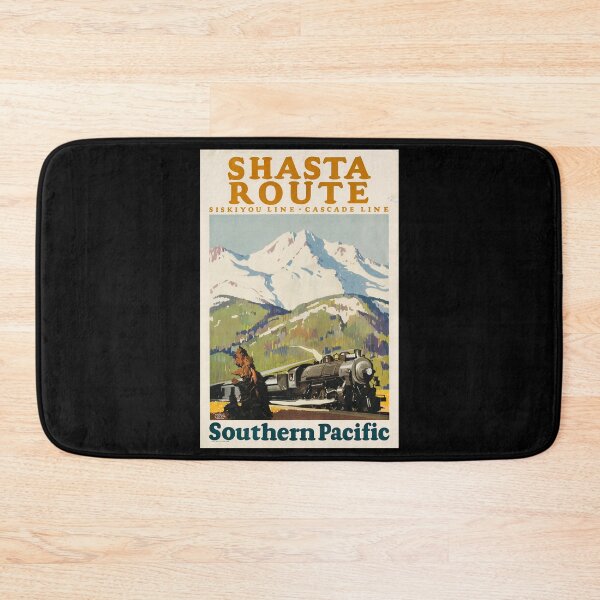 Item preview, Shasta Route retro poster designed and sold by CorasPosters.