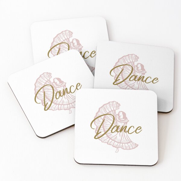 Item preview, Big Skirt Engraved Dancer in pink designed and sold by Sophia Fisher.