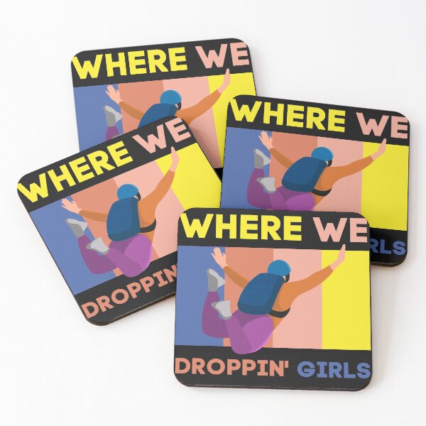 Item preview, Where We Dropping Girls Retro  designed and sold by Peaceful Life Co.