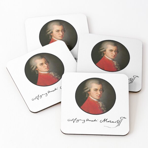 Item preview, Wolfgang Amadeus Mozart Signature & Portrait designed and sold by RockHunsaker.