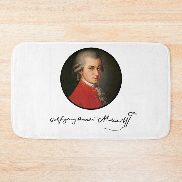 Item preview, Wolfgang Amadeus Mozart Signature & Portrait designed and sold by RockHunsaker.