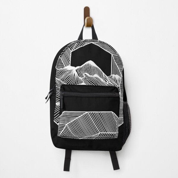 Item preview, Mountains circle geometry lines Illustration Fine Art designed and sold by line212line.