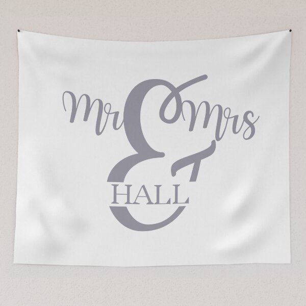 Item preview, Mr & MRS HALL | Gift ideas designed and sold by yourscotborders.