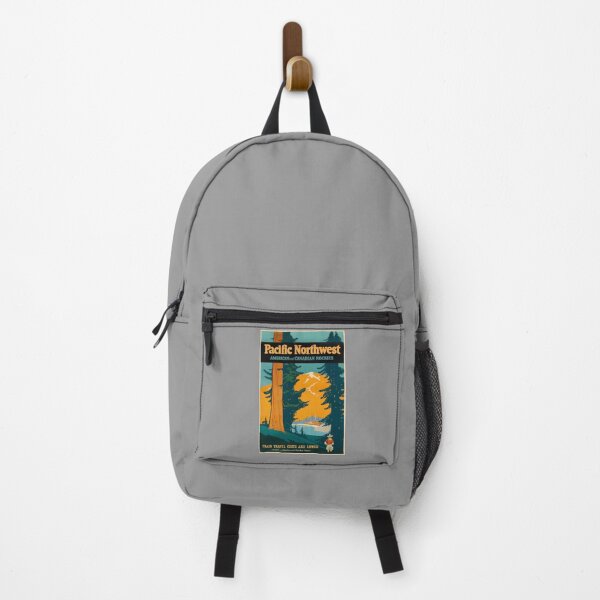 Item preview, Pacific Northwest retro poster designed and sold by CorasPosters.