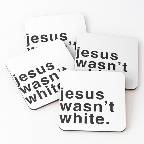 Item preview, jesus wasn't white (black) designed and sold by hummuspasta.