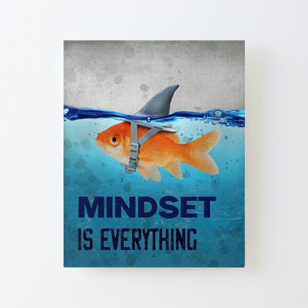 Motivational Canvas Wall Art Mindset is Everything Nature Home Decor Prints
