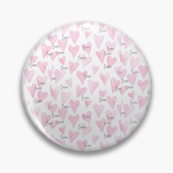 Item preview, Pink Love Hearts designed and sold by Radhika Rathore.