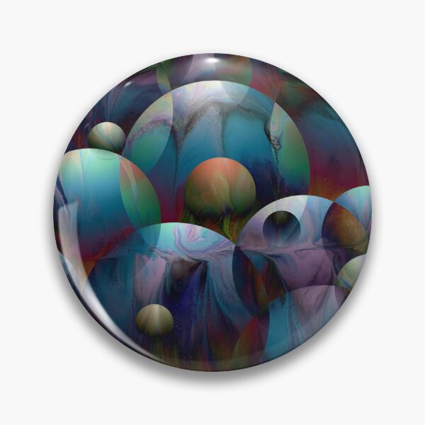 Orbs 2: round spheres abstract Pin