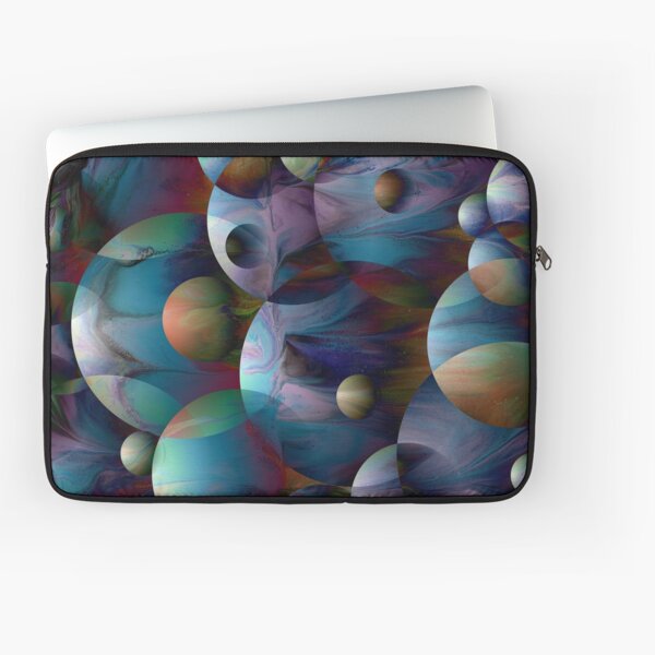 Orbs 2: round spheres abstract Laptop Sleeve