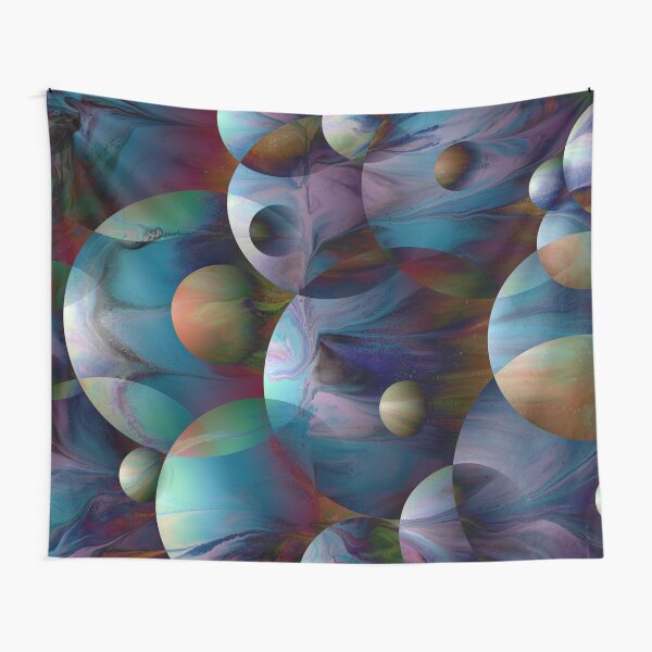 Orbs 2: round spheres abstract Tapestry