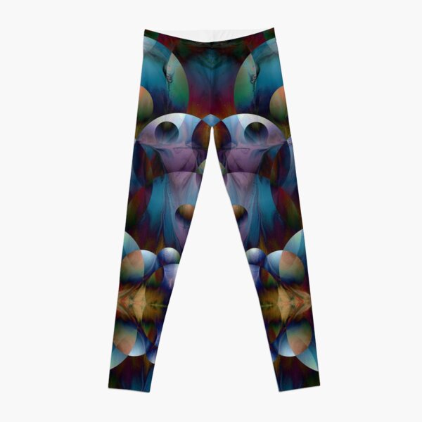 Orbs 2: round spheres abstract Leggings