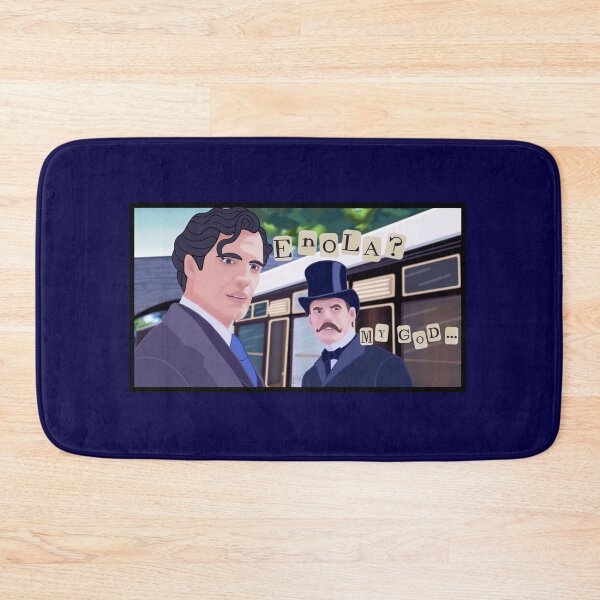 Item preview, Enola, Sherlock, and Mycroft Train Meeting designed and sold by RISEHIGHER.