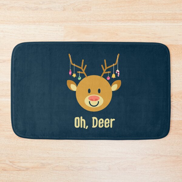 Item preview, Deer Reindeer Rudolph Christmas Holiday Oh, Dear Santa Winter North Pole Ornaments Antlers Funny Pun designed and sold by gkao.
