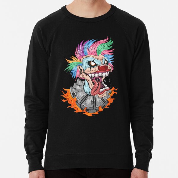 Scary Clown Head Sweatshirts Hoodies Redbubble - survive the evil clown halloween roblox