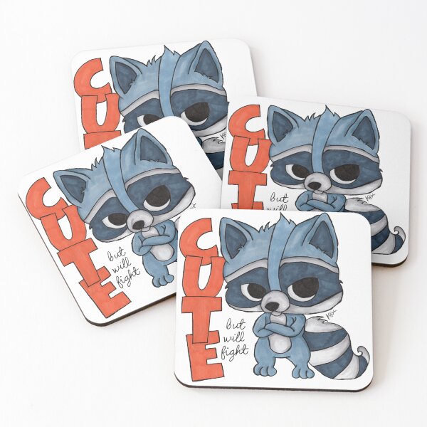 Item preview, Cute, But Will Fight designed and sold by Teamtsunami6.