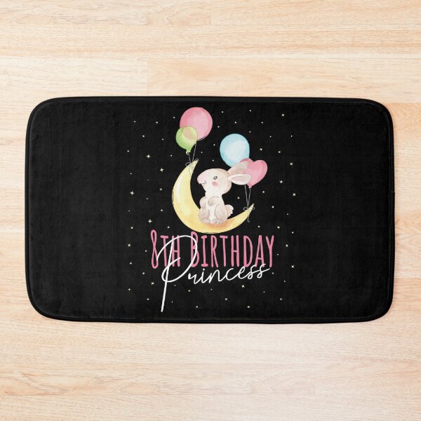 Item preview, 8th Birthday Princess Girl 8 Years Old Rabbit Lover B-Day design designed and sold by Grabitees.