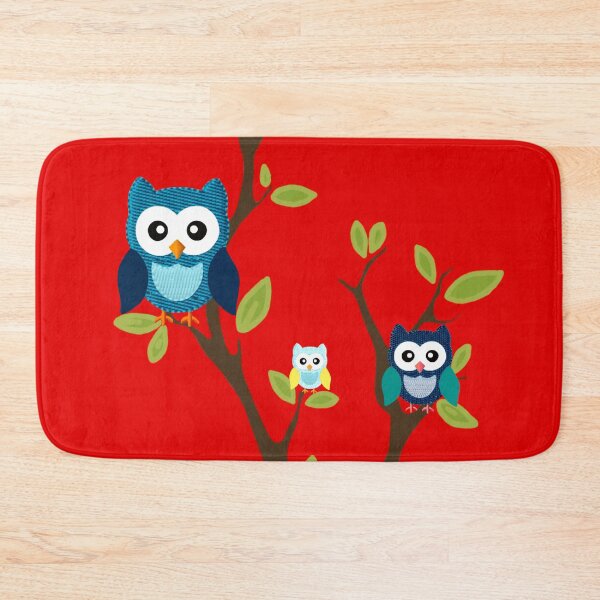 Item preview, Owls in Tree - red designed and sold by MarcSabuncu.