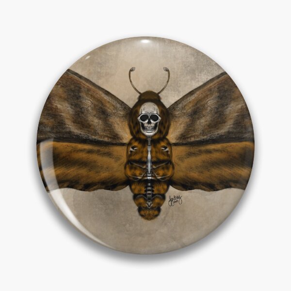 Item preview, Deaths Head Hawk Moth designed and sold by Lyndsay Smith.