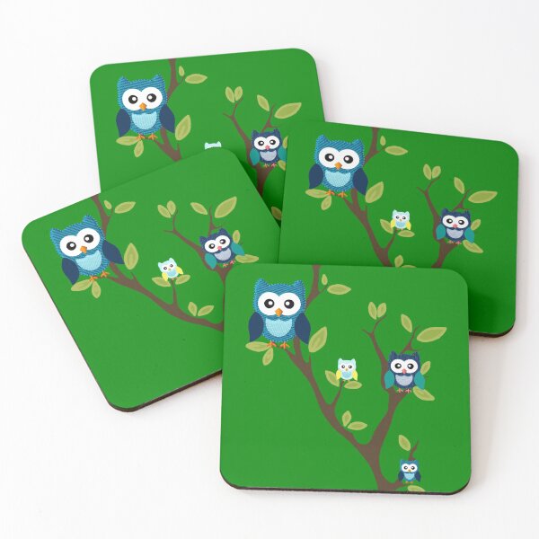 Item preview, Copy of Owls in Tree - green designed and sold by MarcSabuncu.