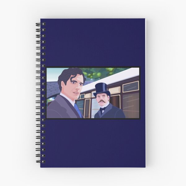 Item preview, Enola Sherlock and Mycroft Train Meeting No Words designed and sold by RISEHIGHER.