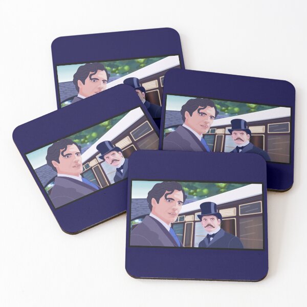 Item preview, Enola Sherlock and Mycroft Train Meeting No Words designed and sold by RISEHIGHER.