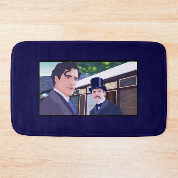 Item preview, Enola Sherlock and Mycroft Train Meeting No Words designed and sold by RISEHIGHER.