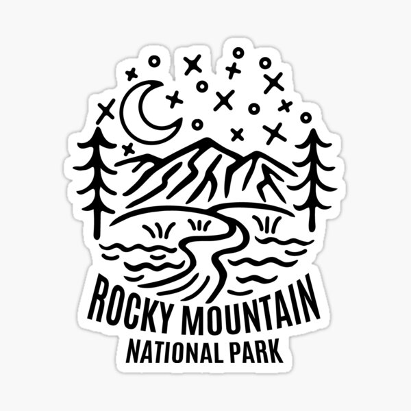 Item preview, Rocky Mountain National Park Sketch  designed and sold by HalpinDesign.