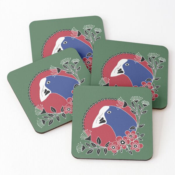 Item preview, Pukeko - Solitude in green designed and sold by Stephanie J Lewis.