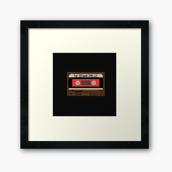 Vintage Cassette tape, The Joshua Tree- U2 Framed Art Print