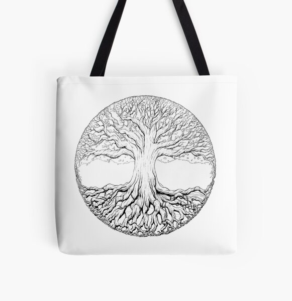 FlooredByArt Tree of Life Tote Bag