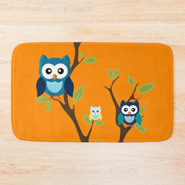 Item preview, Owls in Tree - orange  designed and sold by MarcSabuncu.
