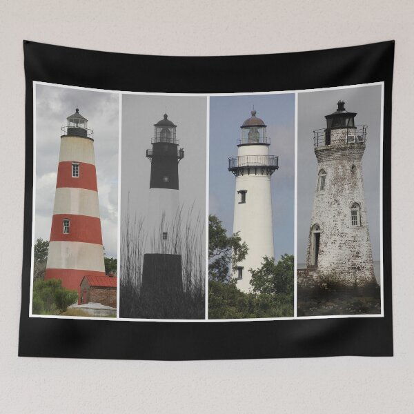 Item preview, Lighthouses of Georgia designed and sold by Autumn Seas Photography.