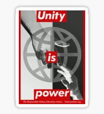 Unity is Power Sticker