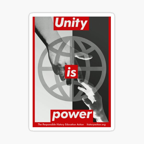 Unity is Power Sticker