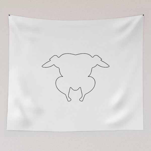 Item preview, Delicious Turkey Outline designed and sold by Line Design.
