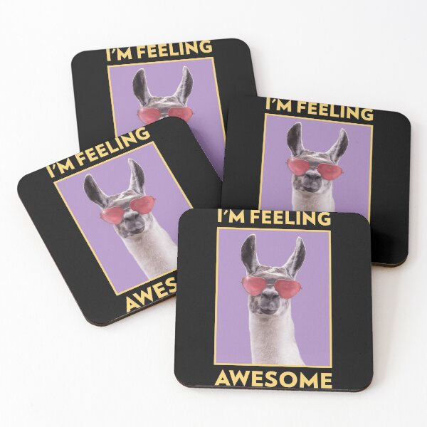 Item preview, I'm feeling awesome - Llama designed and sold by Arva-Designs.