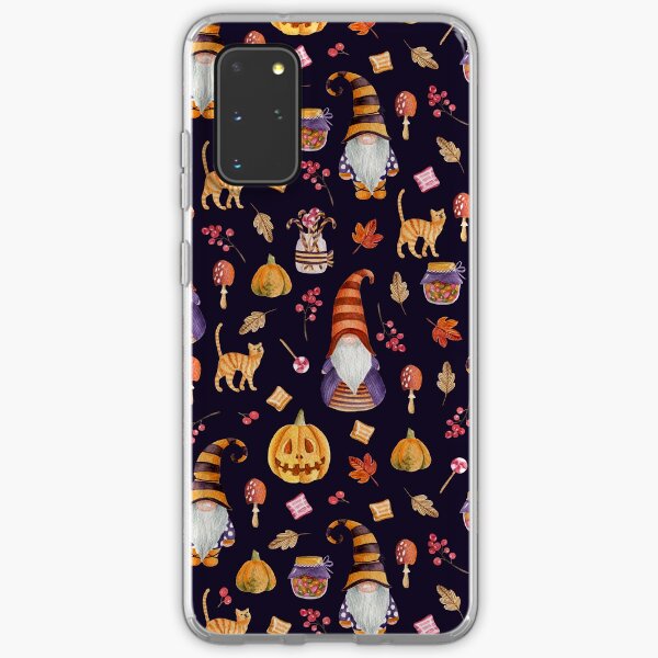 Aperçu de l'œuvre Gnomes d'Halloween. Motif aquarelle créée et vendue par JuliaBadeeva.