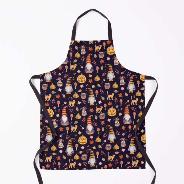 Item preview, Halloween gnomes. Watercolor pattern designed and sold by JuliaBadeeva.