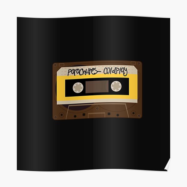 Vintage Cassette tape, Parachute Poster