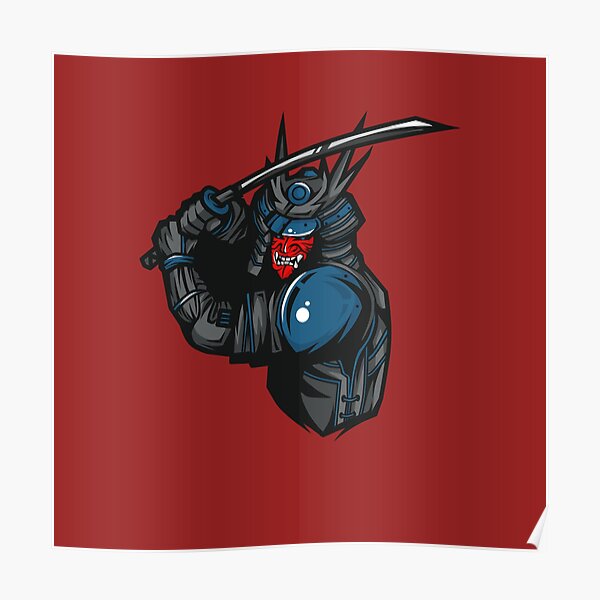 Samurai Wars Posters Redbubble - yin vs yang samurai warrior roblox ninja assassin