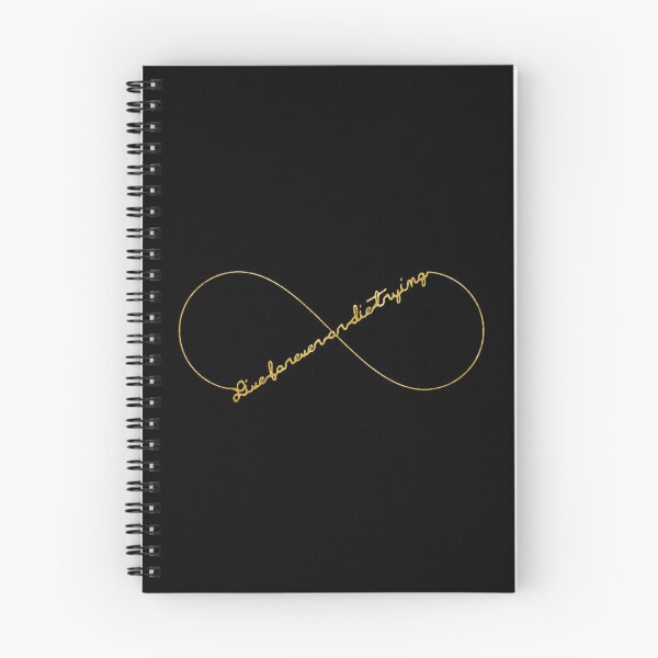 Item preview, Live forever or die trying - lemniscate (gold) designed and sold by DotorEaon.