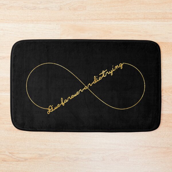 Item preview, Live forever or die trying - lemniscate (gold) designed and sold by DotorEaon.