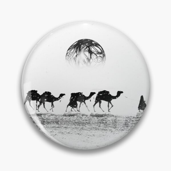 Item preview, Camels Being Lead Through Abstract Desert designed and sold by Infatuation (Alec MacDonald).