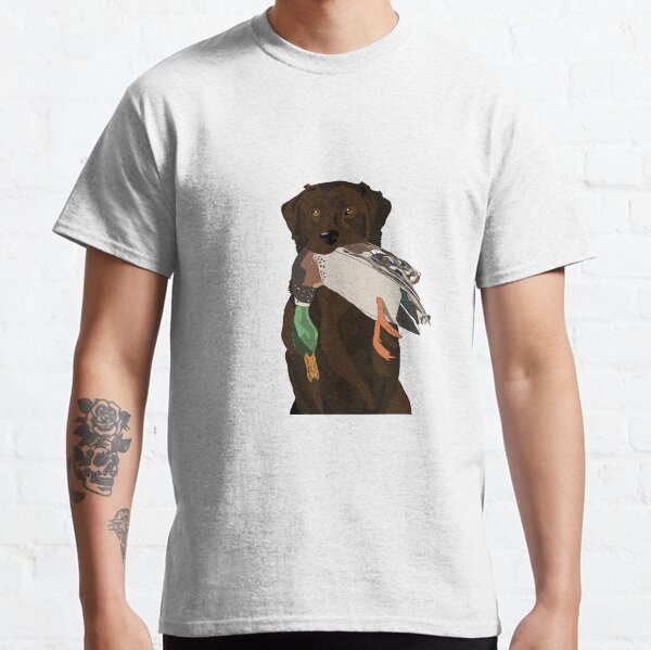 Chocolate Lab Bird Dog Classic T-Shirt