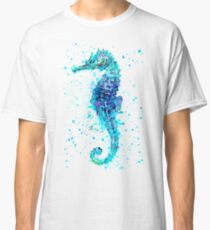 Blue Seahorse Classic T-Shirt