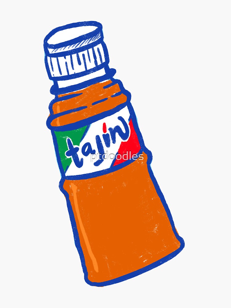 "tajín" Sticker by ptdoodles | Redbubble