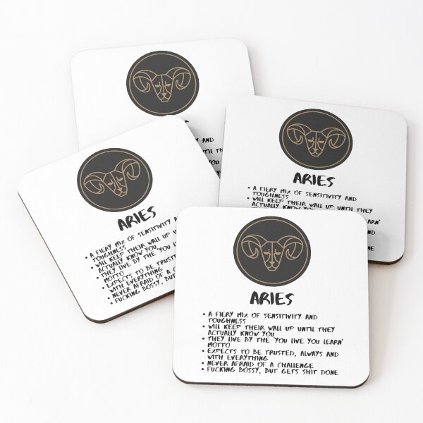 Item preview, Aries Zodiac Funny Description designed and sold by ricknosis.
