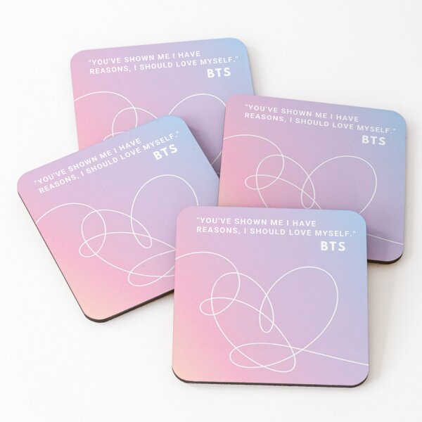 Item preview, You've shown me I have reasons I should love myself - BTS quote.  designed and sold by DaebakPop.